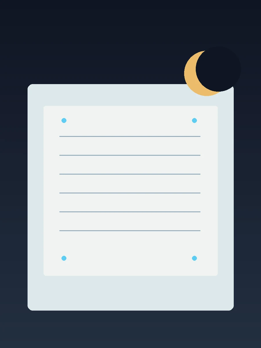 Natal chart reflection notes